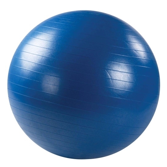 Мяч гимнастический для фитнеса с АБС 75см в коробке с насосом L 0775b  фото 1