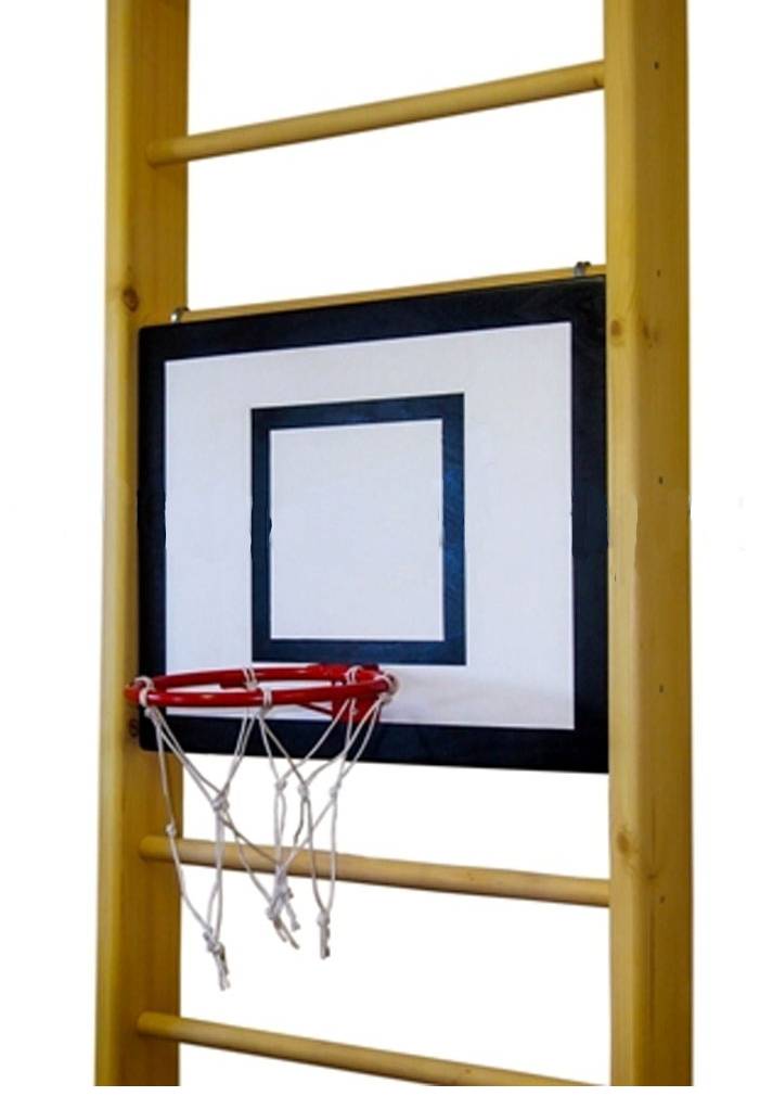 Щит навесной баскетбольный 710*580 мм с кольцом фото 1