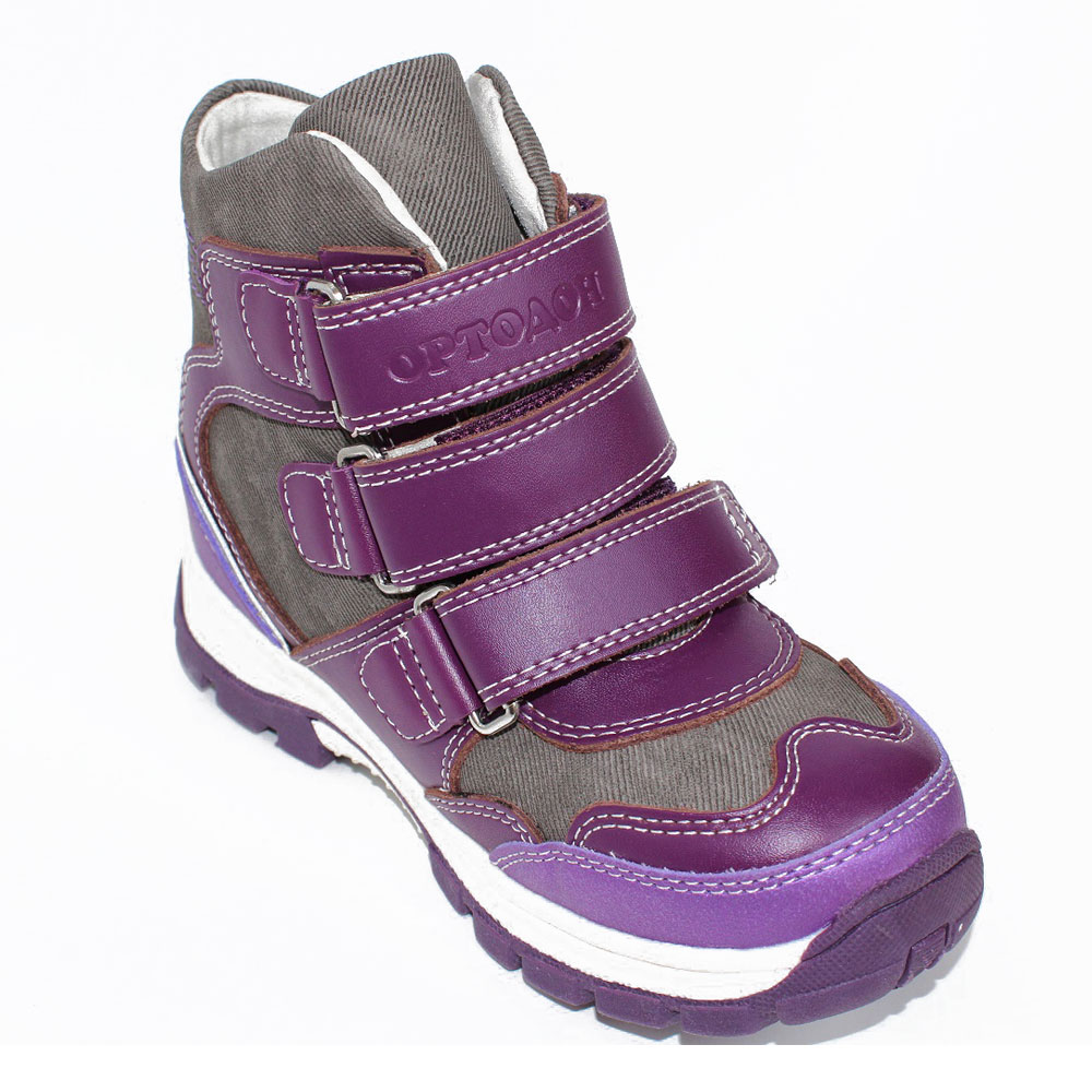 Ботинки  фиолетовый/серый  6006 фото 1