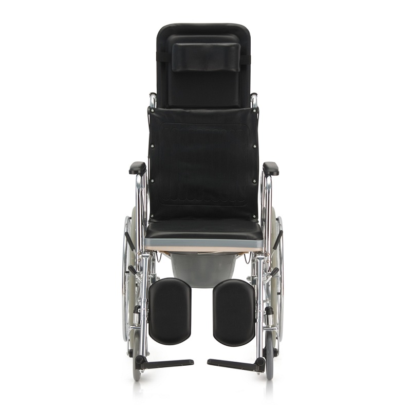 Кресло-коляска (инвалидное)  с санитарным оснащением FS 609 GC "Армед" фото 5