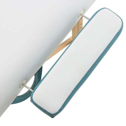 Массажный стол складной MED-MOS JF-AY01 2-х секционный, деревянная рама (двухцветный, размер 185*70) фото 19