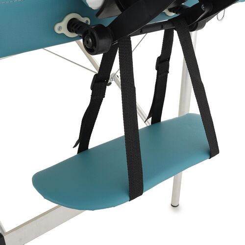 Массажный стол складной Med-mos JFAL01A 3-х секционный, алюминиевая рама, двуцветный, ложе 185х70 фото 27