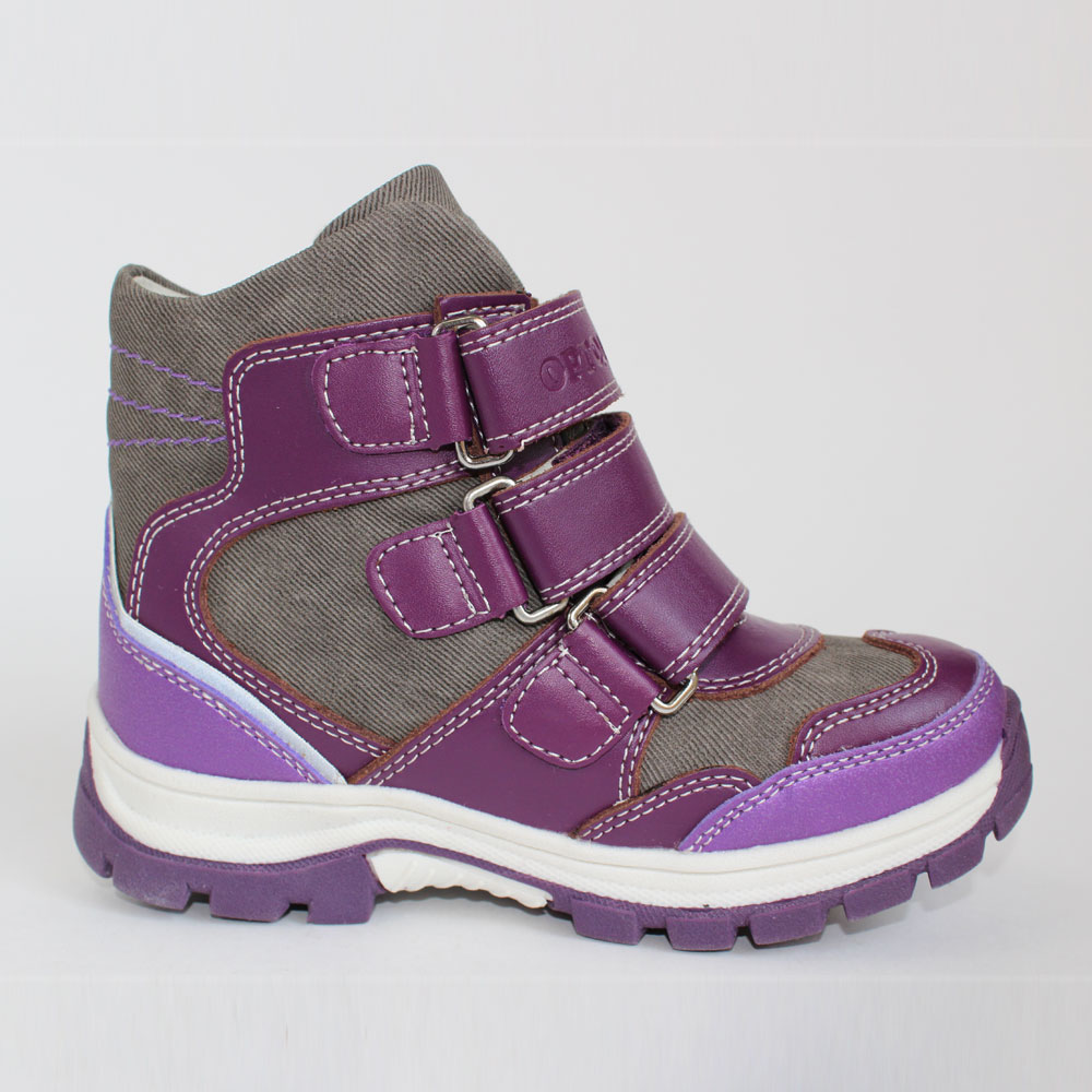 Ботинки  фиолетовый/серый  6006 фото 2
